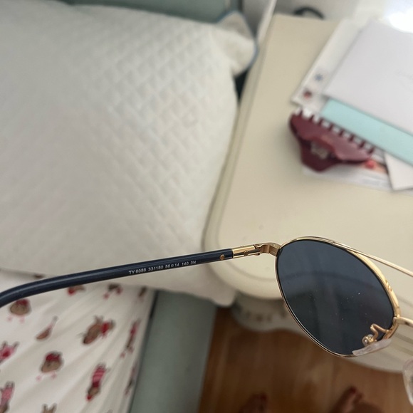 Tory Burch Solid  Oval Ladies Sunglasses